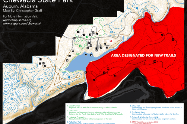 RFP For Trail Design at Chewacla State Park